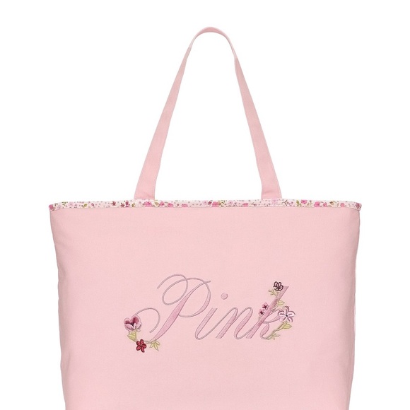 Victoria's Secret Pink Floral Tote - Picture 2 of 2